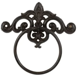 Fabrique de Styles Rangements Salle De Bain>Porte serviettes mural en fonte - Module Brun