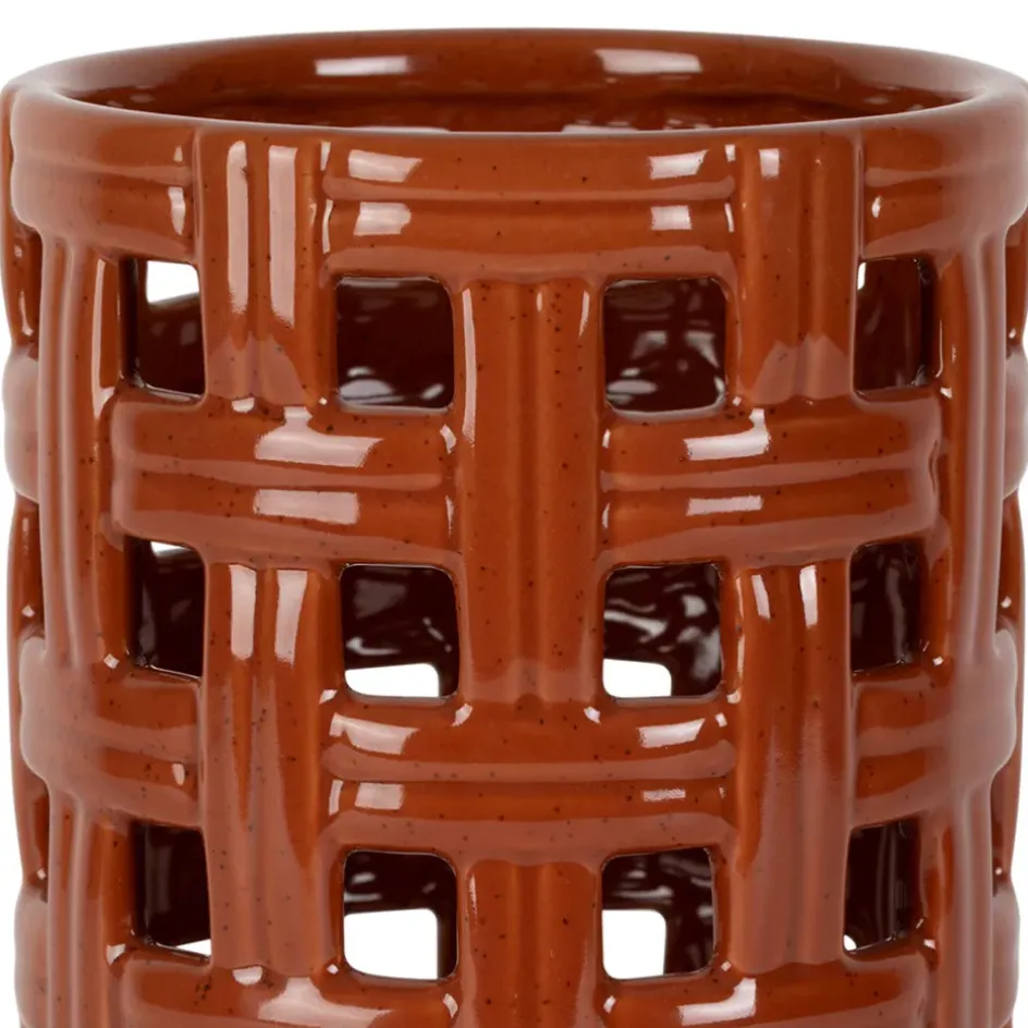 Fabrique de Styles Petits Rangements>Porte ustensiles en grès moucheté h20cm - Organic Terracotta