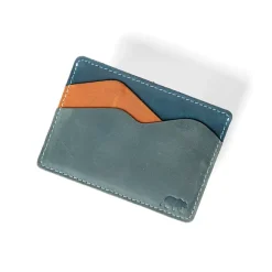 Fabrique de Styles Accessoires Mode>Portefeuille brooks en cuir fjord Bleu