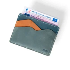 Fabrique de Styles Accessoires Mode>Portefeuille brooks en cuir fjord Bleu