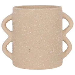 Fabrique de Styles Petits Objets Déco>Pot en gres h8.5cm - terre boheme Nude