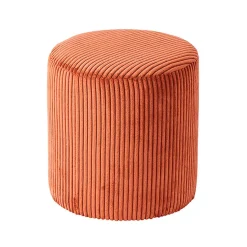 Fabrique de Styles Poufs Et Tabourets>Pouf en tissu - Snaw Rouille