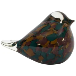 Fabrique de Styles Petits Objets Déco>Presse papier en verre - Serin Multicolore