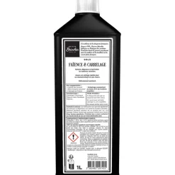 Fabrique de Styles Produits Ménagers>Produit d'entretien des sols carreles et plastifies 1L Noir, Blanc