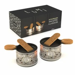 Fabrique de Styles Plats Et Appareils De Cuisson>Raclette à la bougie pour 2 Champagne