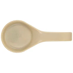 Fabrique de Styles Ustensibles De Cuisine>Repose cuillère en grès - Sweet Leaves Amande