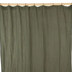 Fabrique de Styles Rideaux Et Voilages>Rideau en voile de coton avec oeillets 120x280cm - Dili Kaki