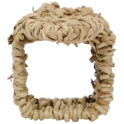 Fabrique de Styles Serviettes De Table>Rond de serviette en jonc de mer poisson - borneo Naturel