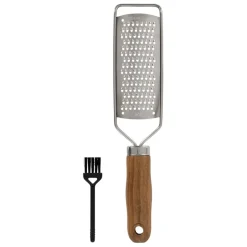 Fabrique de Styles Ustensibles De Cuisine>Râpe en inox et bois et brosse - Ablis Naturel
