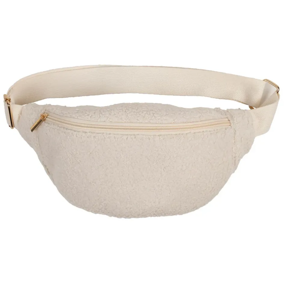 Fabrique de Styles Sacs Et Cabas>Sac banane bouclette écru - Bananez Ecru