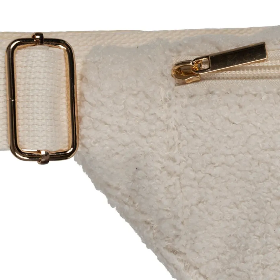 Fabrique de Styles Sacs Et Cabas>Sac banane bouclette écru - Bananez Ecru