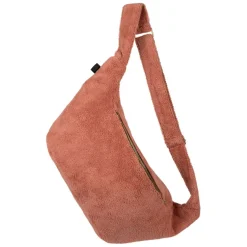 Fabrique de Styles Sacs Et Cabas>Sac banane en velours - St Tropez Bois de Rose