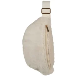 Fabrique de Styles Sacs Et Cabas>Sac banane fausse fourrure - Bananez Blanc