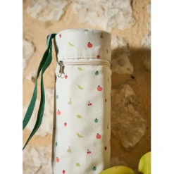 Fabrique de Styles Sacs>Sac isotherme pour bouteille en coton h31cm - Les fruits Multicolore