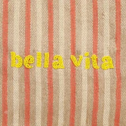 Fabrique de Styles Sacs Et Cabas>Sac "Bella Vita" en jute et coton - Palma Naturel