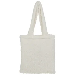 Fabrique de Styles Sacs Et Cabas>Sac tote bag doudou bouclette 38x42cm - cosine Ivoire