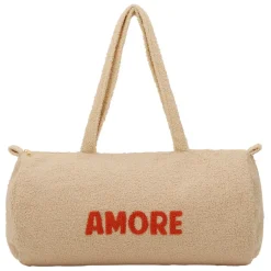 Fabrique de Styles Sacs Et Cabas>Sac weekend en bouclettes - Funny Ecru