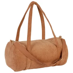 Fabrique de Styles Sacs Et Cabas>Sac weekend en velours côtelé - Funny Marron