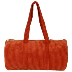 Fabrique de Styles Sacs Et Cabas>Sac weekend en velours côtelé - Manarola Terracotta