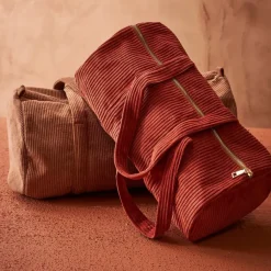 Fabrique de Styles Sacs Et Cabas>Sac weekend en velours côtelé - Manarola Terracotta