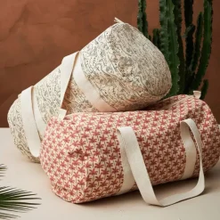 Fabrique de Styles Sacs Et Cabas>Sac weekend - Tropic Etoil Terracotta