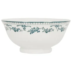 Fabrique de Styles Plats Et Saladiers>Saladier bleu ancien en faience - Faustine Blanc