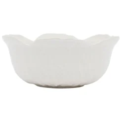 Fabrique de Styles Plats Et Saladiers>Saladier chou en grès d22cm - Chou Blanc