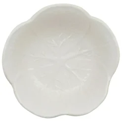Fabrique de Styles Plats Et Saladiers>Saladier chou en grès d27cm - Chou Blanc