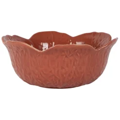 Fabrique de Styles Plats Et Saladiers>Saladier chou en grès d27cm - Chou Rhubarbe