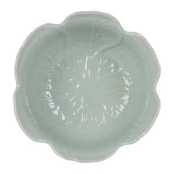 Fabrique de Styles Plats Et Saladiers>Saladier chou en grès d22cm Vert d'eau