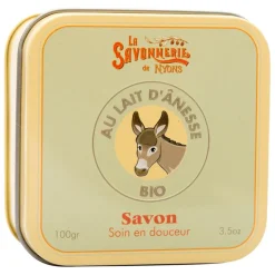 Fabrique de Styles Savon Solide>Savon boîte métal lait d'anesse bio Blanc