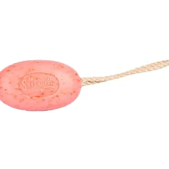 Fabrique de Styles Savon Solide>Savon corde 220g exfoliant aux petales de rose