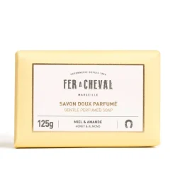 Fabrique de Styles Savon Solide>Savon doux parfumé – miel et amande 125g Beige