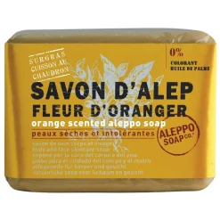 Fabrique de Styles Savon Solide>Savon d'alep fleur d'r 100g Orange