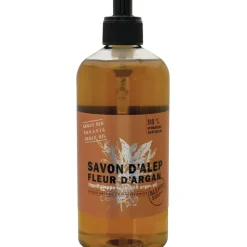 Fabrique de Styles Savon Liquide>Savon d'alep liquide fleur d'argan 500ml Cuivre