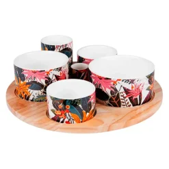 Fabrique de Styles Bols Et Coupelles>Service aperitif 6 pièces en porcelaine - Taiana