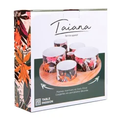 Fabrique de Styles Bols Et Coupelles>Service aperitif 6 pièces en porcelaine - Taiana