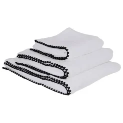 Fabrique de Styles Serviettes De Bain>Serviette de bain en coton 70x130cm - Issey Blanc