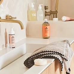 Fabrique de Styles Serviettes De Bain>Serviette de bain en coton couleur lin 70x130cm - Issey