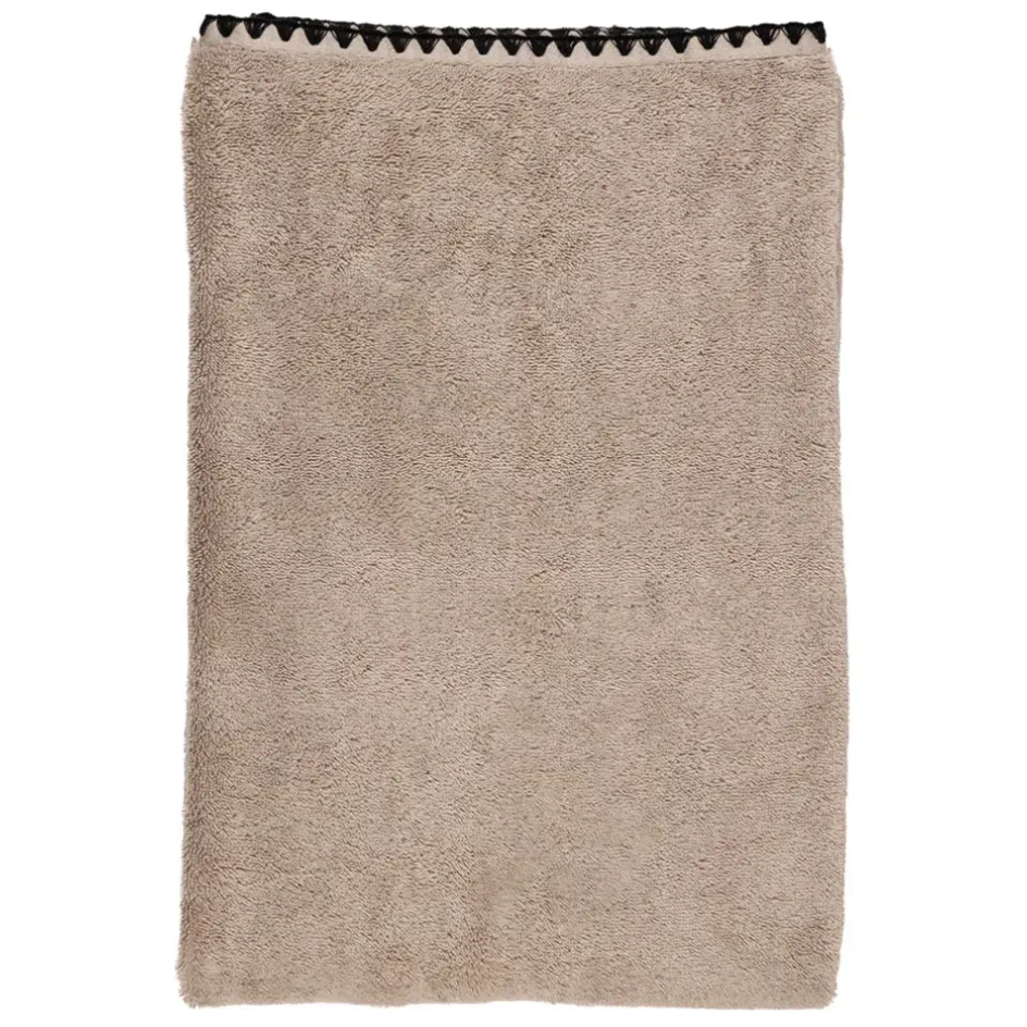 Fabrique de Styles Serviettes De Bain>Serviette de toilette en coton couleur lin 50x100cm - Issey