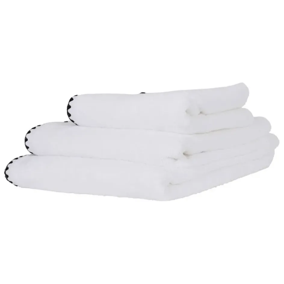 Fabrique de Styles Serviettes De Bain>Serviette en coton 30x50cm - Issey Blanc