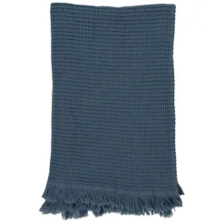 Fabrique de Styles Serviettes De Bain>Serviette invite en coton 50x30cm - Timor Turquin