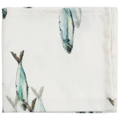 Fabrique de Styles Serviettes De Table>Serviette riviere vert et blanc Vert d'eau