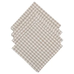 Fabrique de Styles Serviettes De Table>Serviettes x4 40x40cm en coton - appoline Beige