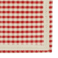 Fabrique de Styles Serviettes De Table>Set de 2 sets de table mami-car en coton Rouge