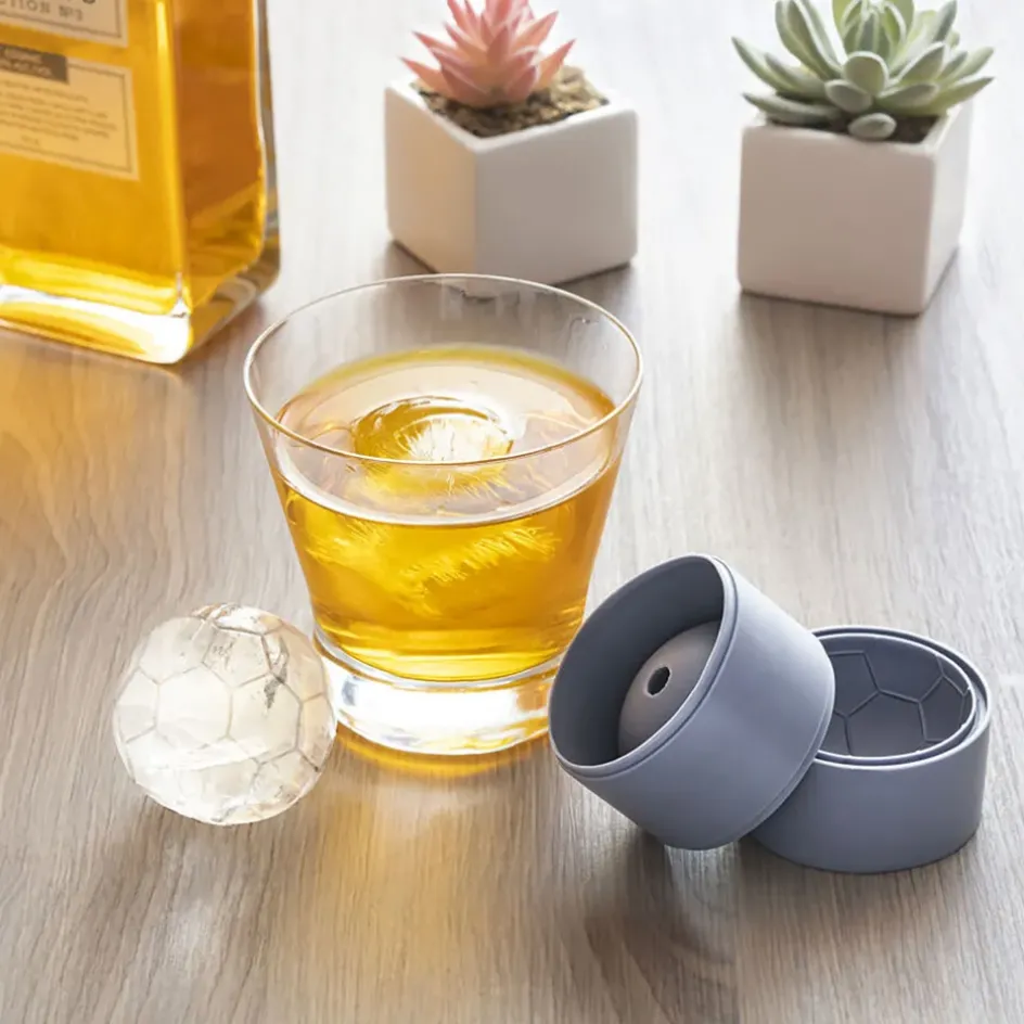 Fabrique de Styles Ustensibles De Cuisine>Set de moule a glaçons balle de foot Multicolore