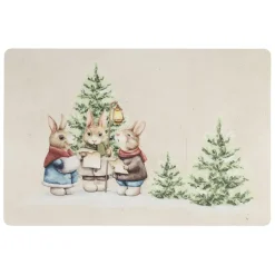 Fabrique de Styles Sets De Table>Set de table en vinyle 45x30cm - Lapins Multicolore