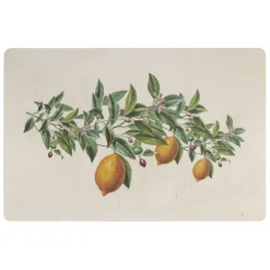 Fabrique de Styles Sets De Table>Set de table en vinyle 45x30cm - Citrons Multicolore