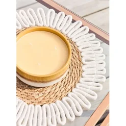 Fabrique de Styles Sets De Table>Set de table en zostère Blanc