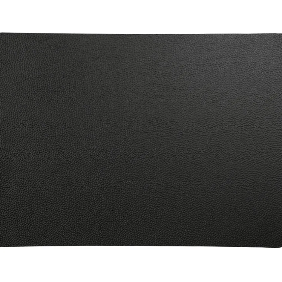 Fabrique de Styles Sets De Table>Set de table rectangle simili cuir 46x33cm - Optic Noir